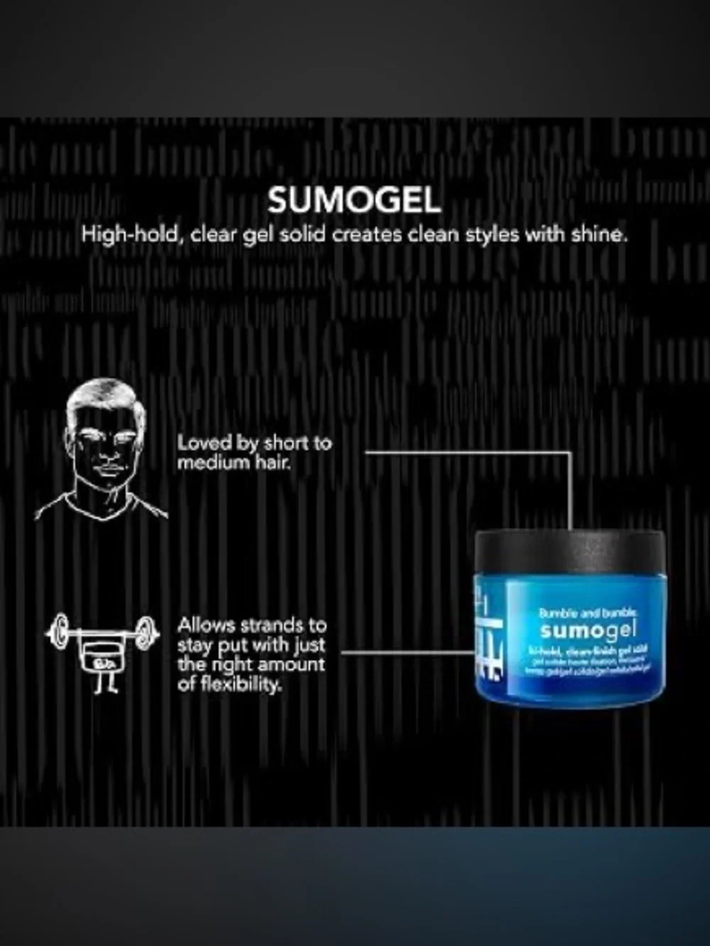 Bumble and bumble SumoGel Hi-Hold Clean-Finish Gel Solid